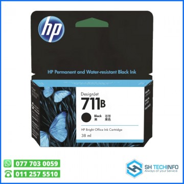 HP 711B 38-ml Black DesignJet Original Ink Cartridge