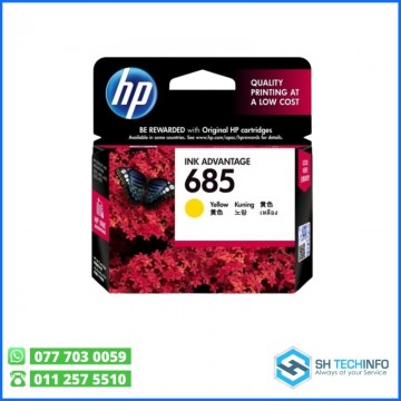 HP 685 Yellow Original Ink Advantage Cartridge