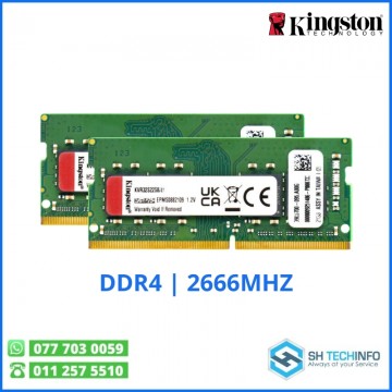 Kingston DDR4 (2666MHz) Laptop RAM