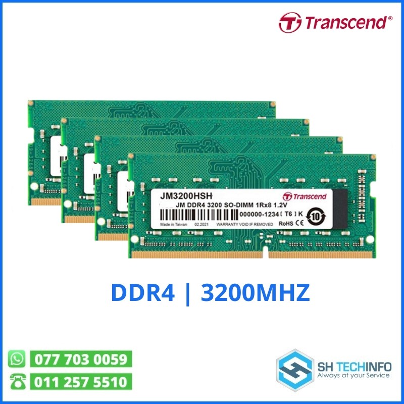 Transcend DDR4 (3200MHz) Laptop RAM