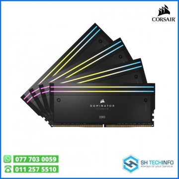 DOMINATOR TITANIUM RGB DDR5 DRAM 6400MT/s CL32 Intel XMP Memory Kit
